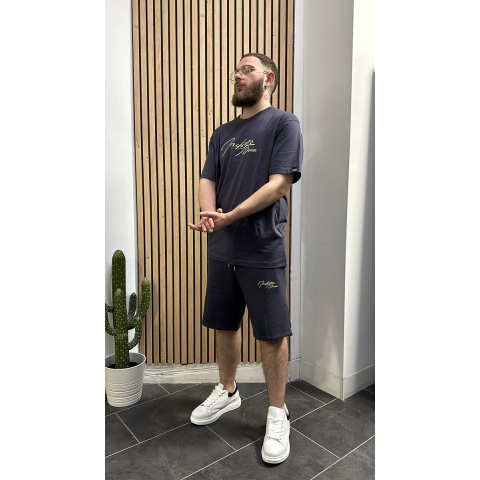 Indigo Denim Jogging set heren jogging stof luciano