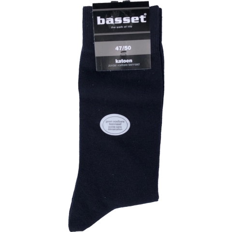 Basset 6 pack sokken heren naadloos -