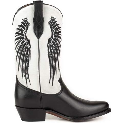 Mayura Boots Cowboy laarzen wings-2666 napa negra / afelpado blanco- size