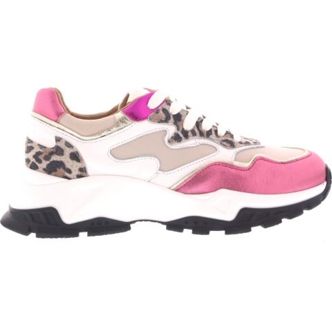 DWRS Label Chester leopard b10649-09-1151 / roze