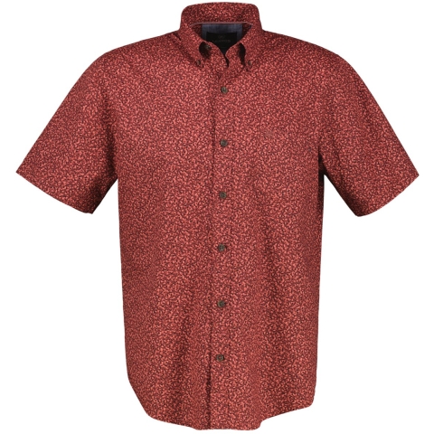 Lerros Heren overhemd 2532103 331 earth red