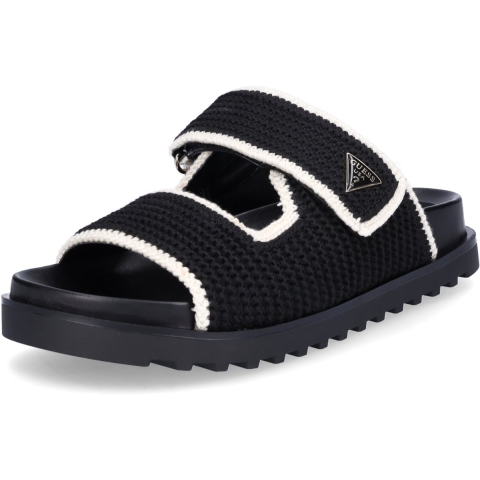 Guess Dames slippers fadenna zwart cream