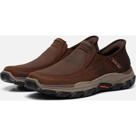 Skechers 204810/cdb respected-elgin dark brown