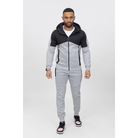 Zayne Milano heren joggingspak met zwart style-italie