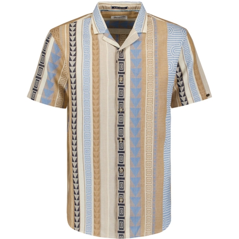 No Excess Shirt short sleeve revers collar mu cloud