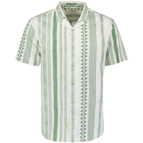 No Excess Shirt short sleeve revers collar sl green