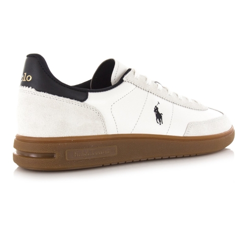 Ralph Lauren Bedford white black lage sneakers unisex