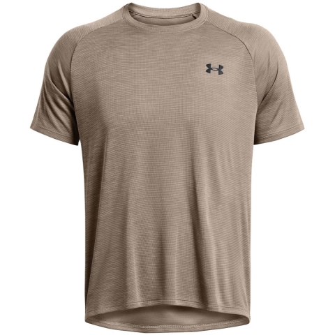 Under Armour ua tech textured ss-brn sport t-shirt korte mouw heren -