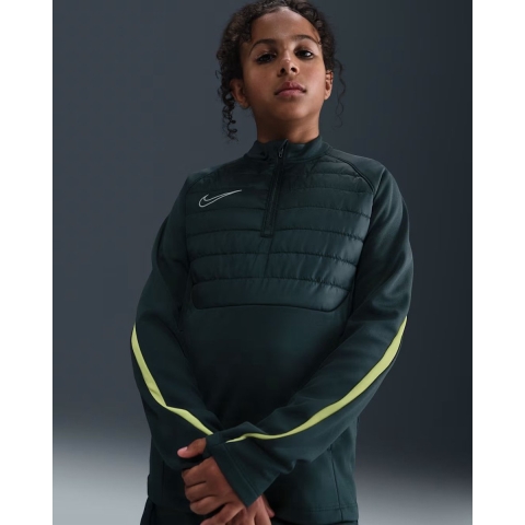 Nike therma-fit academy big kids' s t-shirt voetbal train lm jonge -