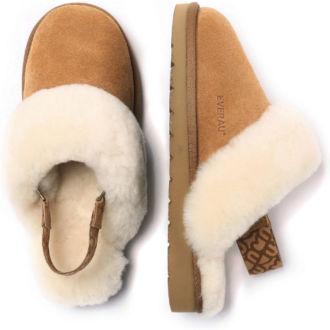 EVER AU Slingback-pantoffels voor dames met verwijderbare band-PELICAN