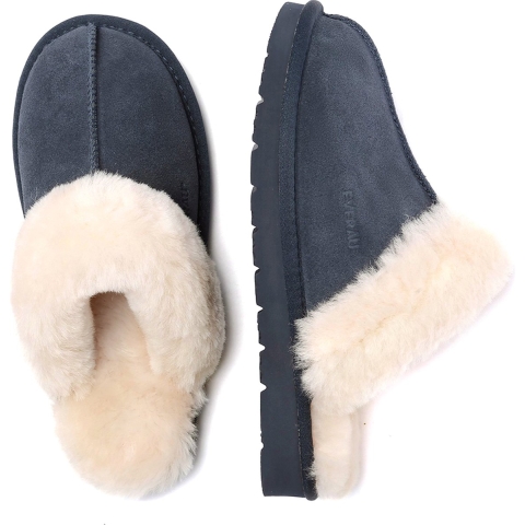 EVER AU Damespantoffels-RAVEN