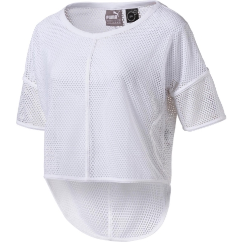 Puma Active Explposive Dames Wit Mesh DryCell Top T-shirt 515280 02