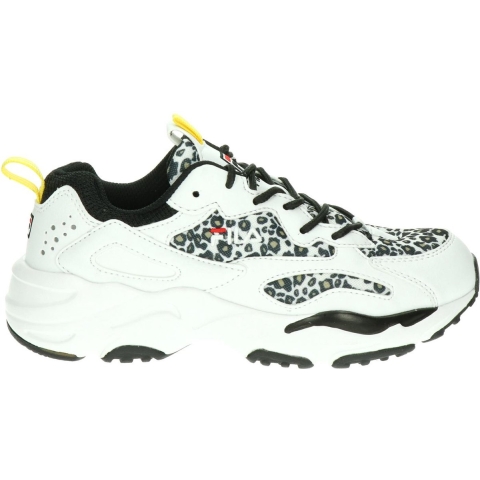 Fila Ray Tracer Dames Wit/Zwart Sportschoenen