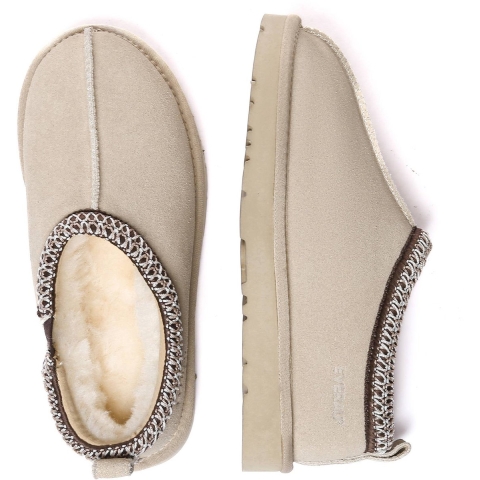 EVER AU Dames Leren Pantoffels - Wigeon