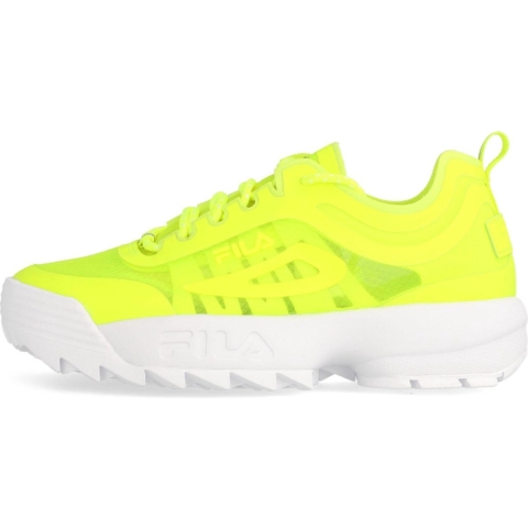 Fila Disruptor Run Dames Gele Sportschoenen