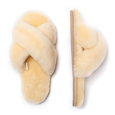 EVER AU Crossover-slippers voor dames-DOVE