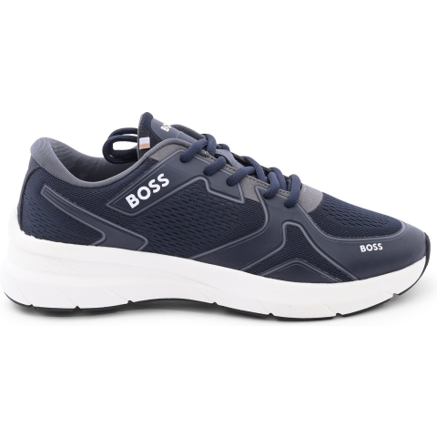 Men's Boss Owen Running Trainers in Dark Blue