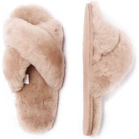 EVER AU Crossover-slippers voor dames-DOVE