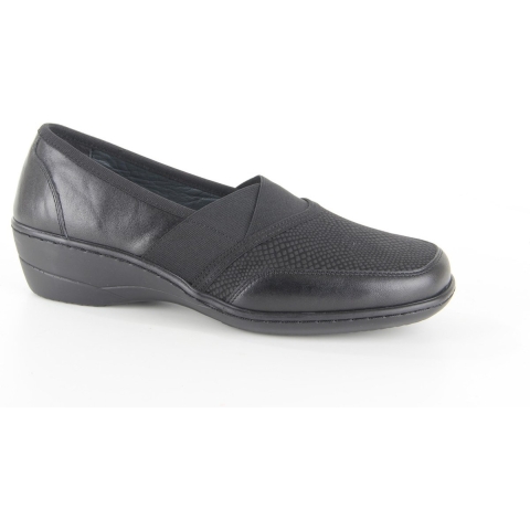 Q-Fit 6009.10 black dames instappers gekleed