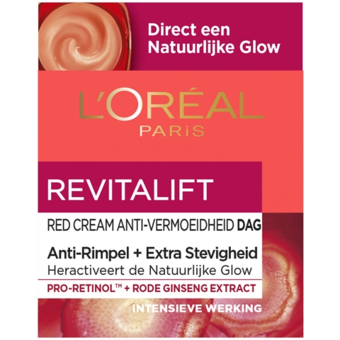 3x L'Oréal Revitalift Red Cream 50 ml