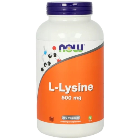 2x NOW L-Lysine 500 mg 250 vegacapsules