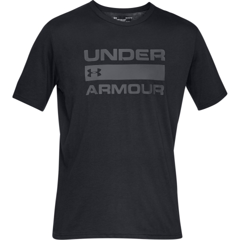 Under Armour Heren UA Team Issue Wordmark T-Shirt, Zwart