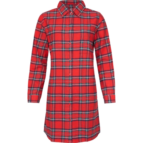 By Louise Dames pyjama nachthemd flanel geruit