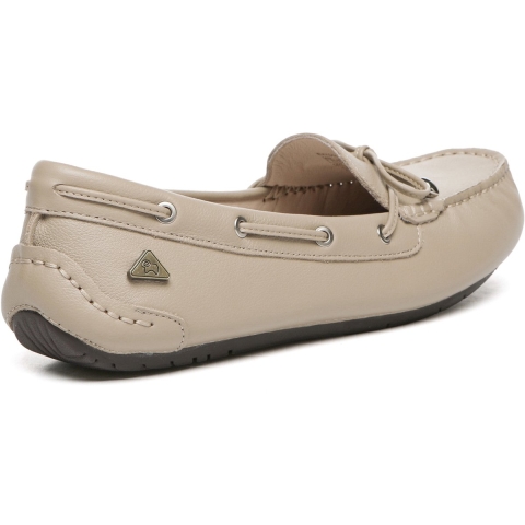 EVER AU Dames Leren Loafers - Grebes