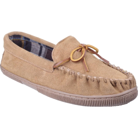 Cotswold Alberta Suede Heren Beige Sloffen