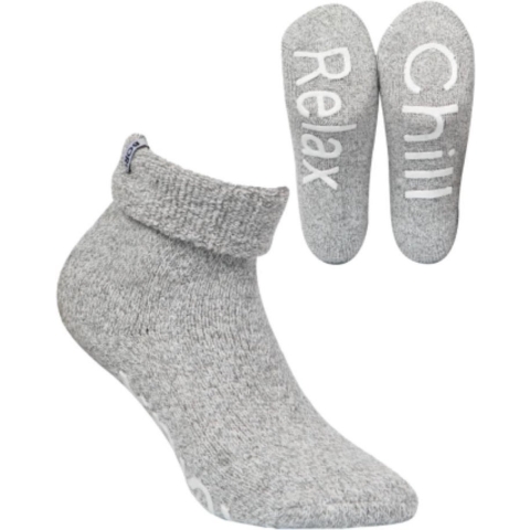 Boru Bamboo Boru huissokken chill en relax antilsip met wol