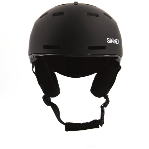 Sinner KAISER skihelm zwart, 50-54 cm