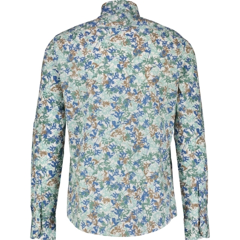 Lerros Heren overhemd 24214061 622 coastal sea blue
