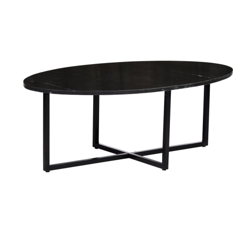 Livingfurn salontafel elize ovaal 60x100x40 marmer