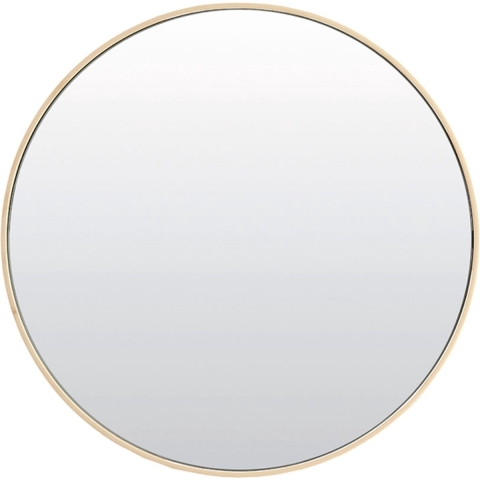 Light & Living spiegel Ø116x1,5 cm espejo glas helder+crème