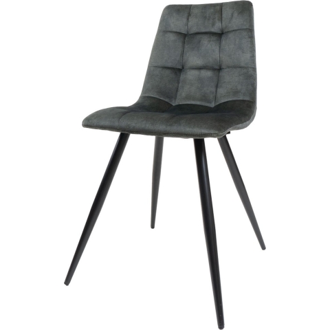 Home67 Eetkamerstoel galgary army green 21 vintage velvet