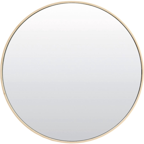 Light & Living spiegel Ø96x1,5 cm espejo glas helder+crème