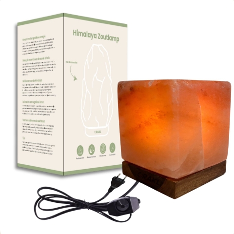 Orakl Dimbare zoutlamp cube 3-4 kg