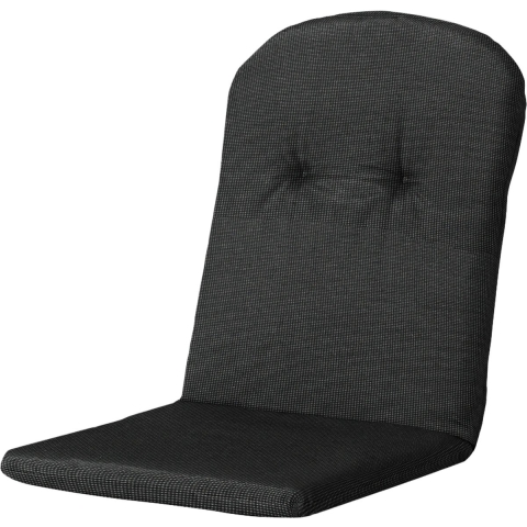 Madison kuipstoelkussen hoge rug rib black 45x96cm