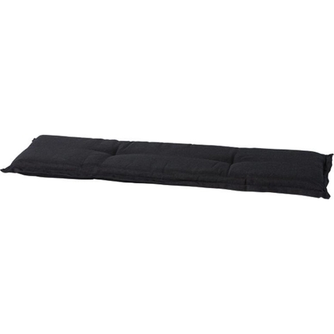 Madison bankkussen rib black 120x48 -