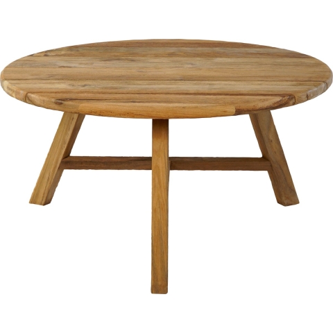 SenS-Line woody teak bijzettafel Ø80cm -
