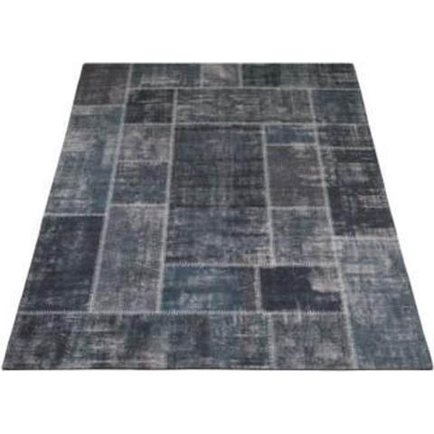 Veer Carpets Karpet mijnen grijs/blauw 160 x 230 cm