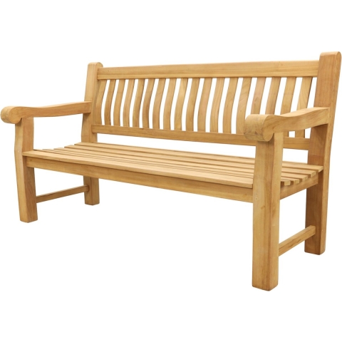 Livingfurn tuinbank patrick bench fat teakhout 50x166x45
