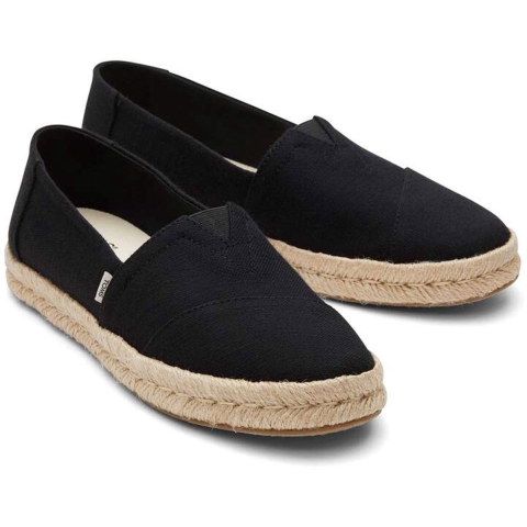 Toms 10020687 alpargata slubby black 3188
