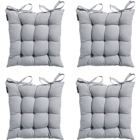 Madison Toscane kussen panama light grey 46x46 - 4 stuks