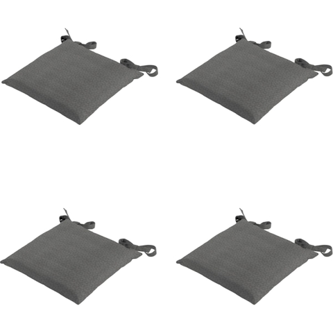 Madison zitkussen check grey 46x46 - 4 stuks