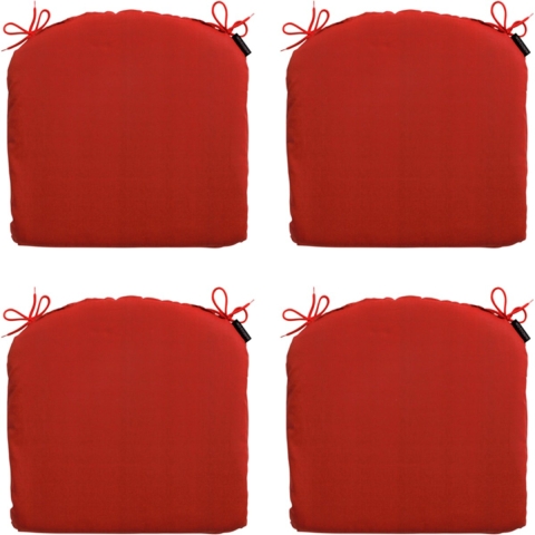 Madison Zitkussen basic red 46x48 - 4 stuks