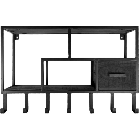 Home67 Wandkast kapstok huub mangohout rechts