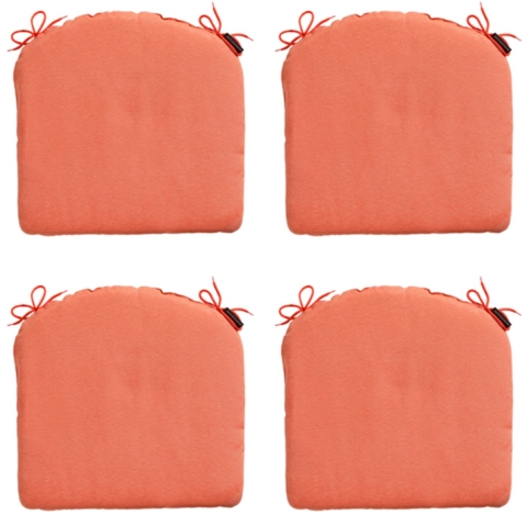 Madison Zitkussen panama flame orange 46x48 - 4 stuks