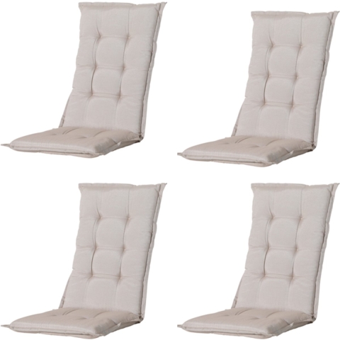 Madison kussen lage rug panama linnen 105x50 - 4 stuks