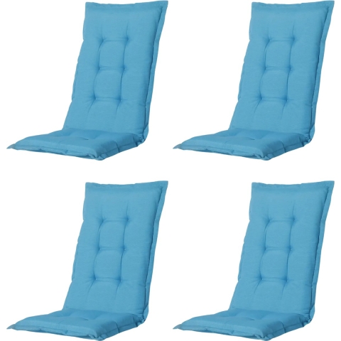 Madison kussen lage rug panama aqua 105x50 - 4 stuks